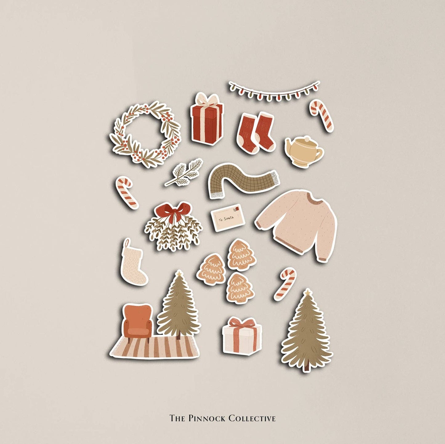 Home for Christmas Sticker Sheet