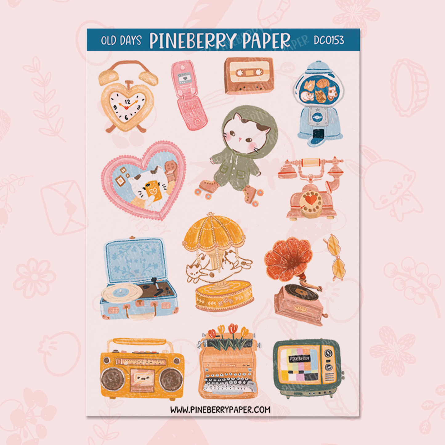 Old Days Sticker Sheet