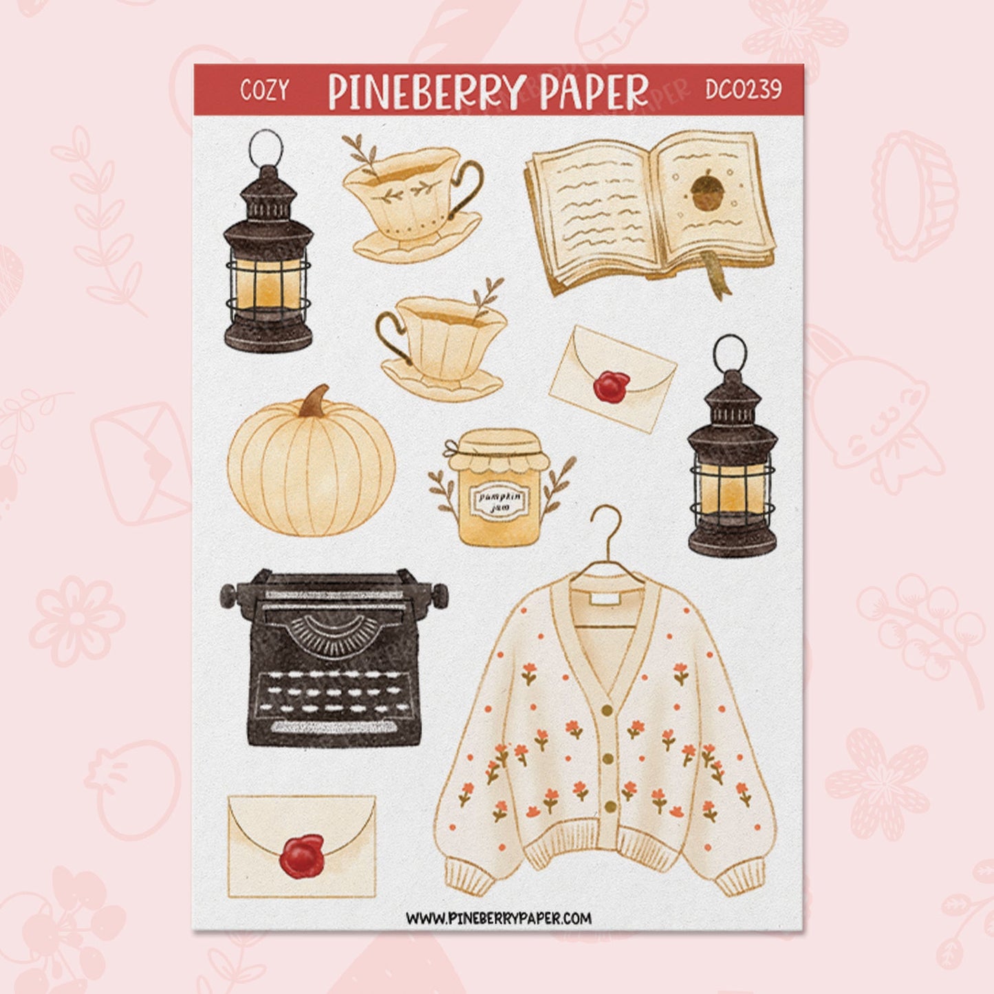 Cozy Sticker Sheet