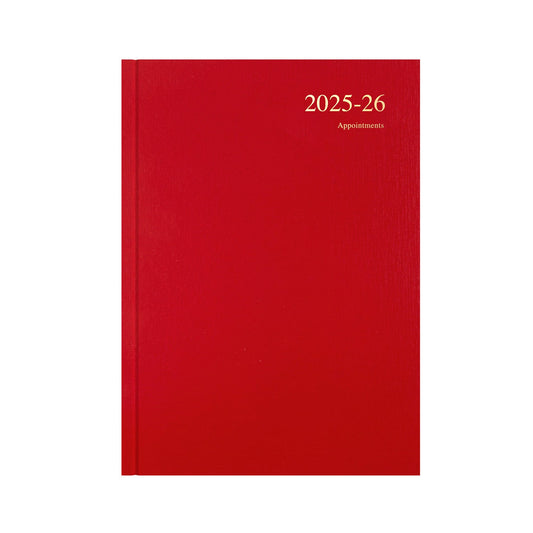 Essentials - A4 Day-to-Page with Appointments Mid/Academic Year Diary Planner 2025-2026