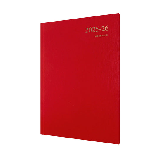 Essentials - A4 Week-to-View with Appointments Mid/Academic Year Diary Planner 2025-2026