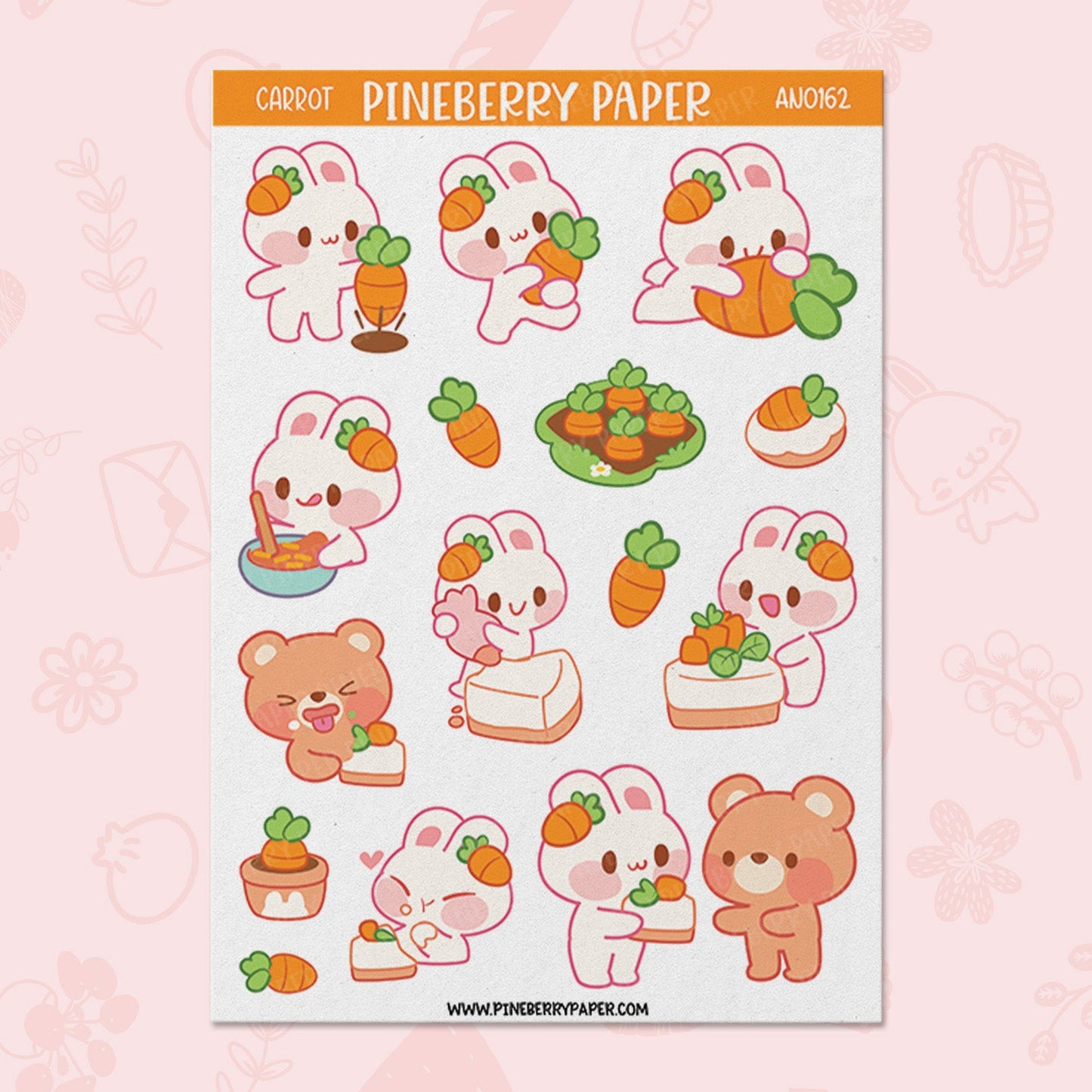 Carrots Sticker Sheet