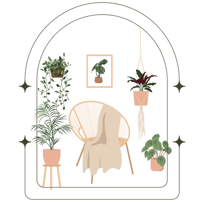 Sunroom Plant Sticker (clear)