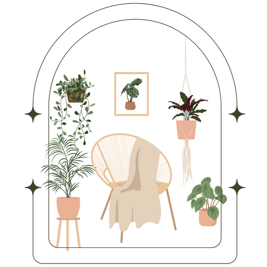 Sunroom Plant Sticker (clear)