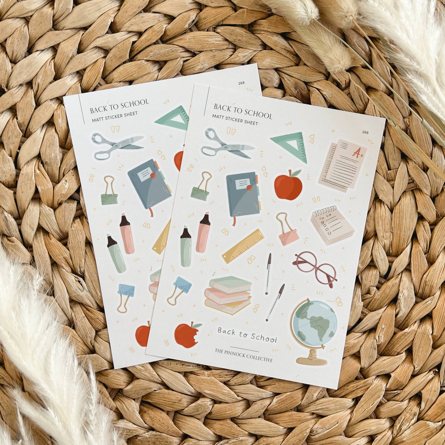 School Themed Planner Sticker sheet