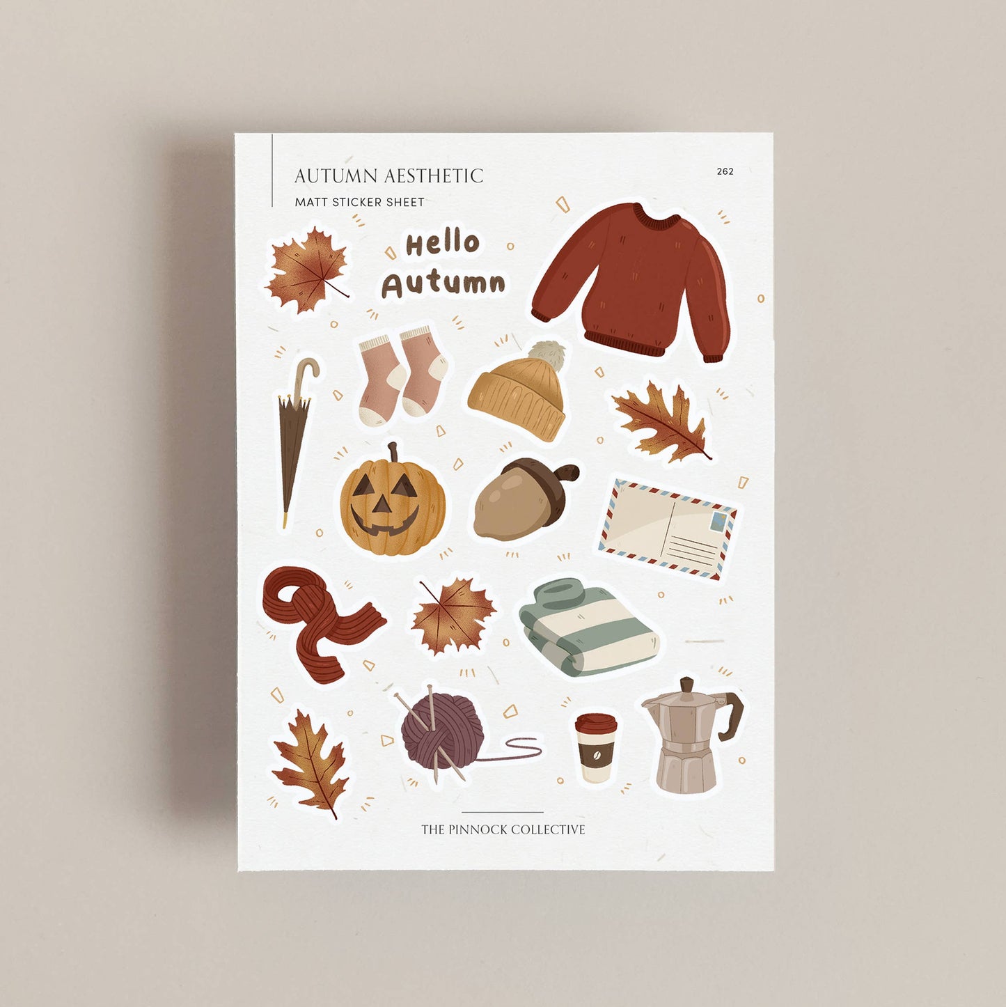 Autumn & Fall Themed Planner Sticker Sheet
