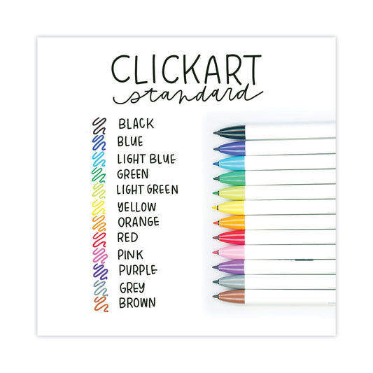 Zebra ClickArt Porous Point Pen, Fine 0.6 mm, 12 Pack