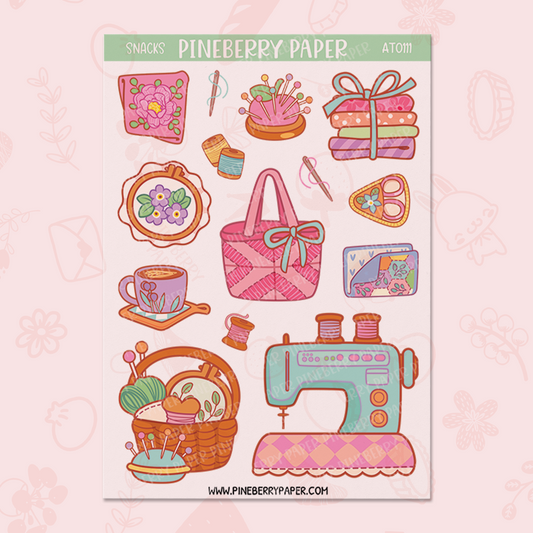 Sewing Sticker Sheet