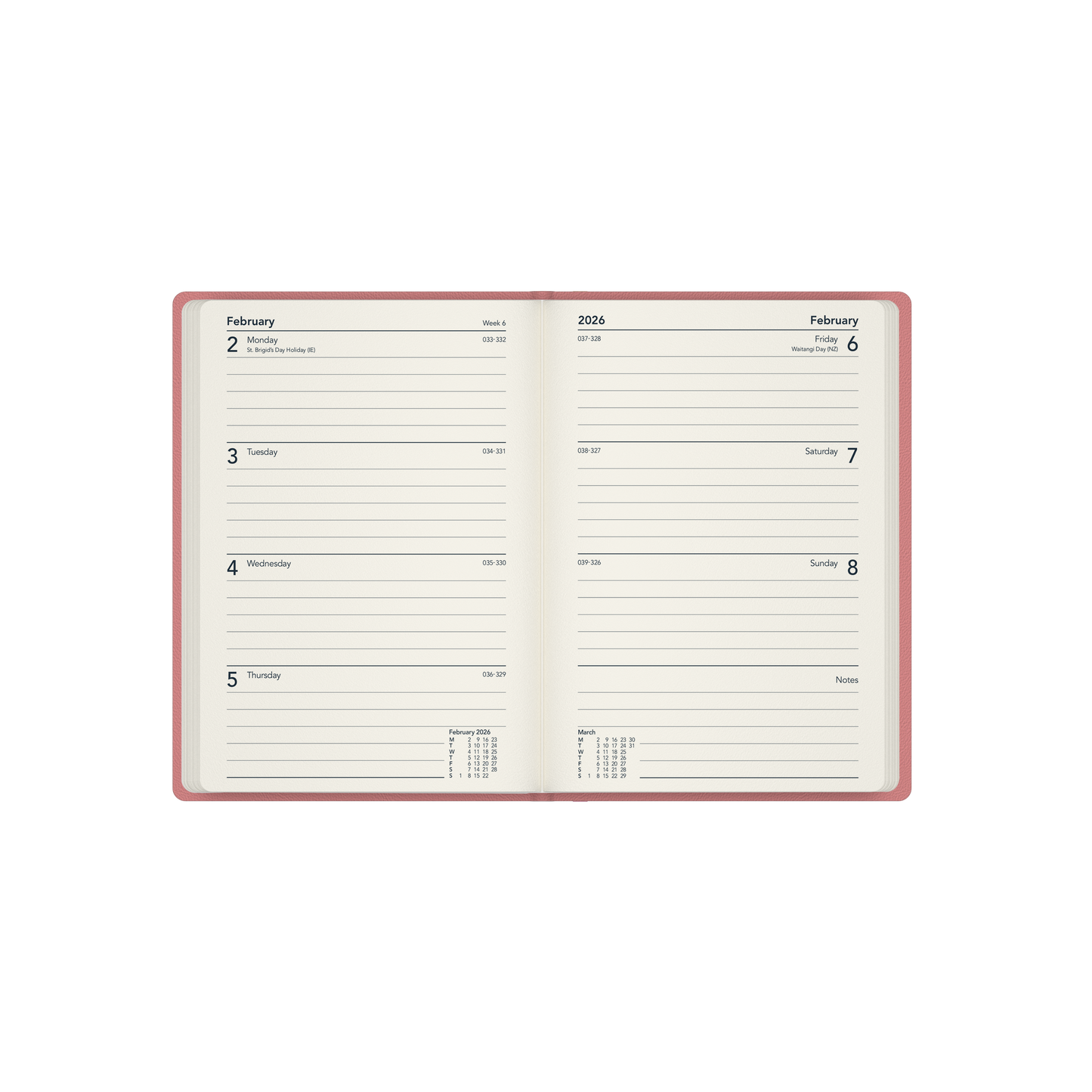 Legacy - A6 Week-to-View Mid/Academic Year Diary Planner 2025-2026