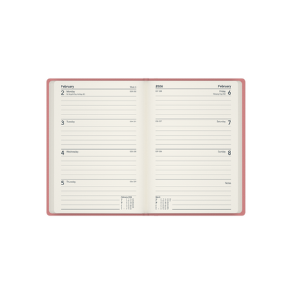 Legacy - A6 Week-to-View Mid/Academic Year Diary Planner 2025-2026