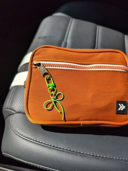 Colorful Bow Metal Keychain and Bag Charm