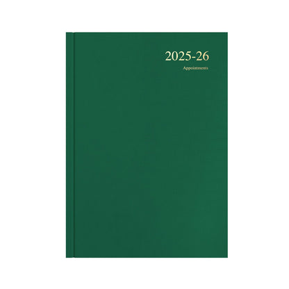 Essentials - A4 Day-to-Page with Appointments Mid/Academic Year Diary Planner 2025-2026
