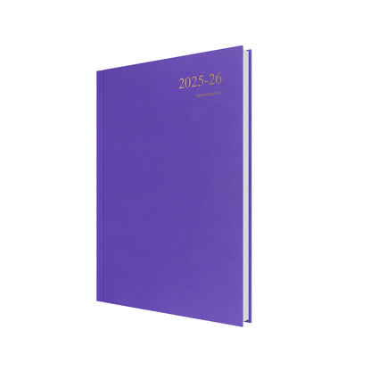 Essentials - A4 Day-to-Page with Appointments Mid/Academic Year Diary Planner 2025-2026