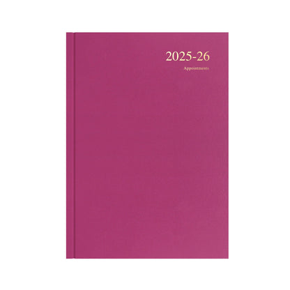 Essentials - A4 Day-to-Page with Appointments Mid/Academic Year Diary Planner 2025-2026