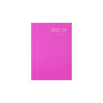 Essentials - A5 Day-to-Page with Appointments Mid/Academic Year Diary Planner, July 2025 - July 2026