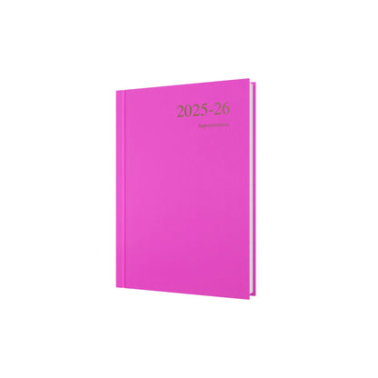 Essentials - A5 Day-to-Page with Appointments Mid/Academic Year Diary Planner, July 2025 - July 2026