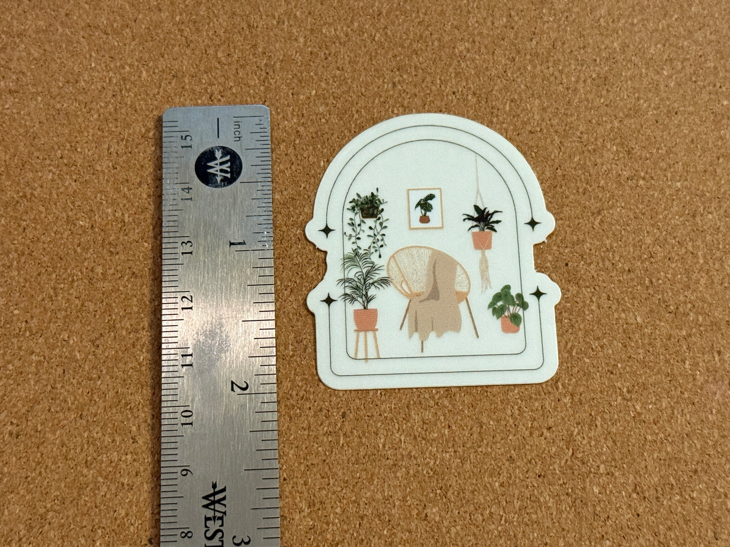 Sunroom Plant Sticker (clear)