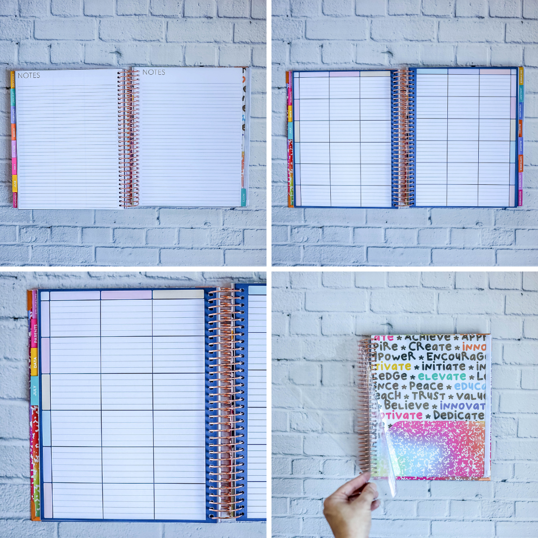 Color Me Flowers - Teacher Planner