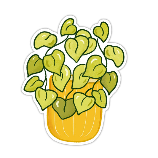 Neon Pothos Plant Sticker