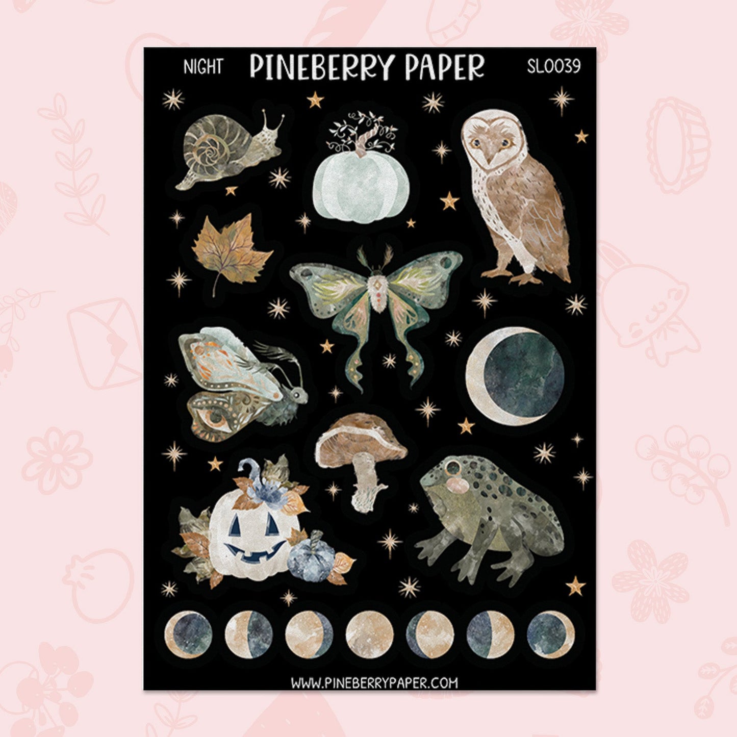 Dark Night Sticker Sheet