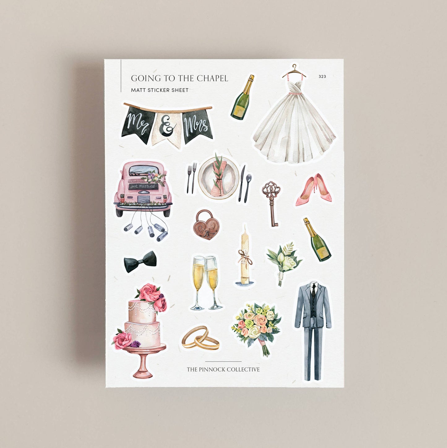 Wedding planner themed Sticker Sheet