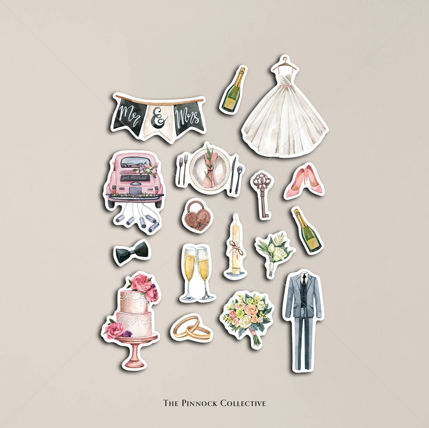 Wedding planner themed Sticker Sheet