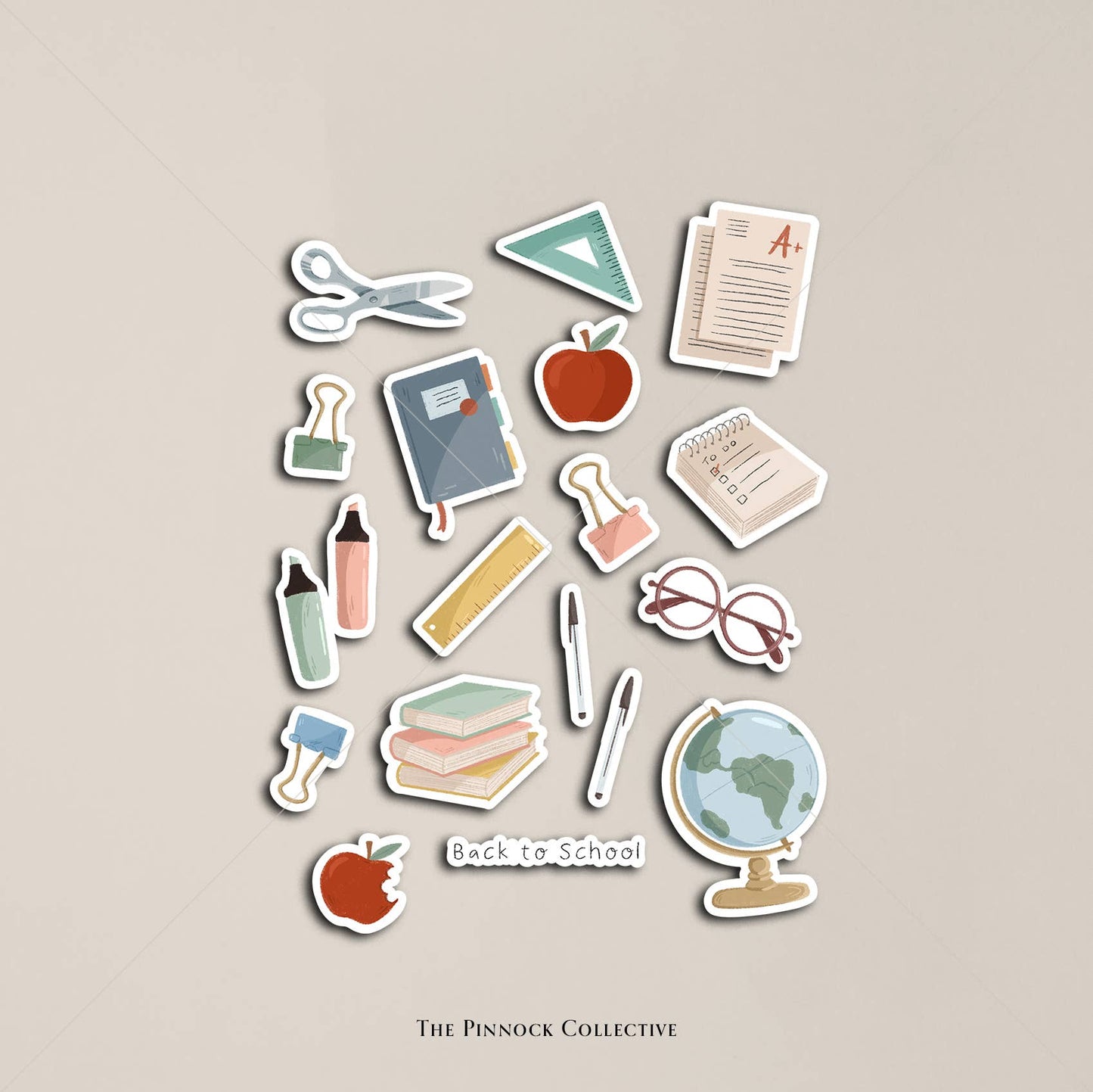 School Themed Planner Sticker sheet