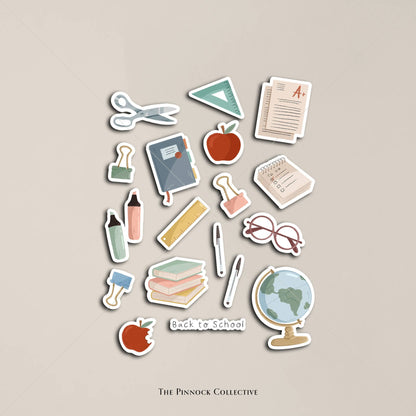 School Themed Planner Sticker sheet