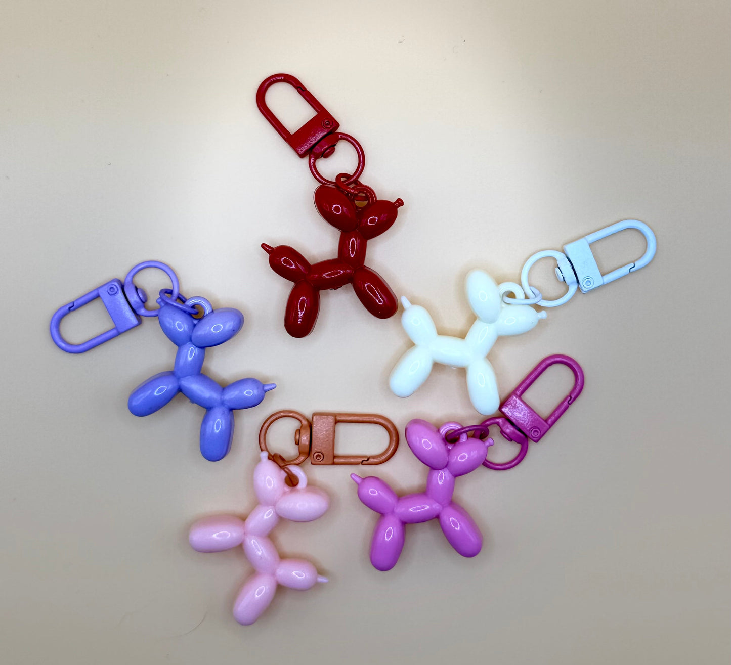 Balloon Dog Keychain and Bag Charm