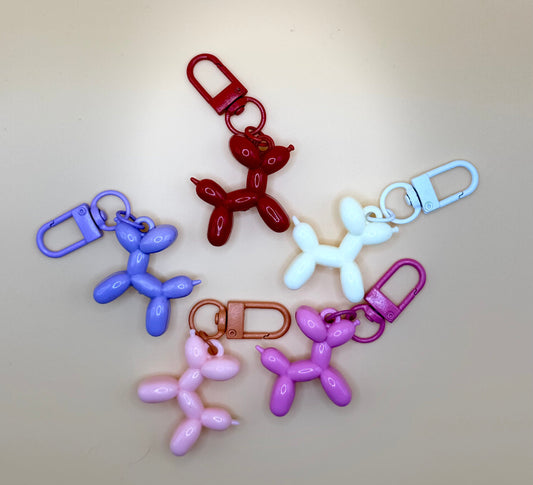 Balloon Dog Keychain and Bag Charm