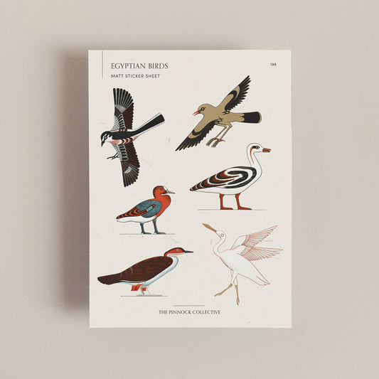 Egyptian Birds Themed Sticker Sheet