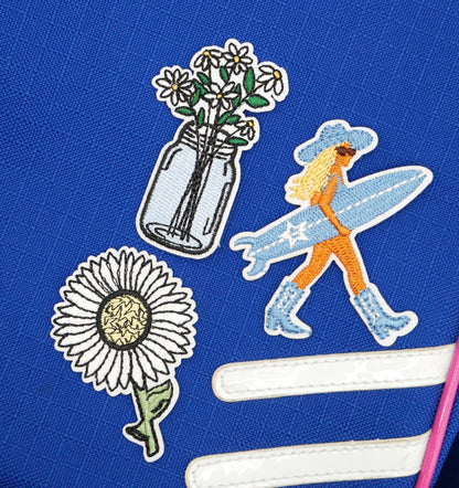 Coastal Cowgirl Iron-On Embroidered Patch Pack (Set of 5)