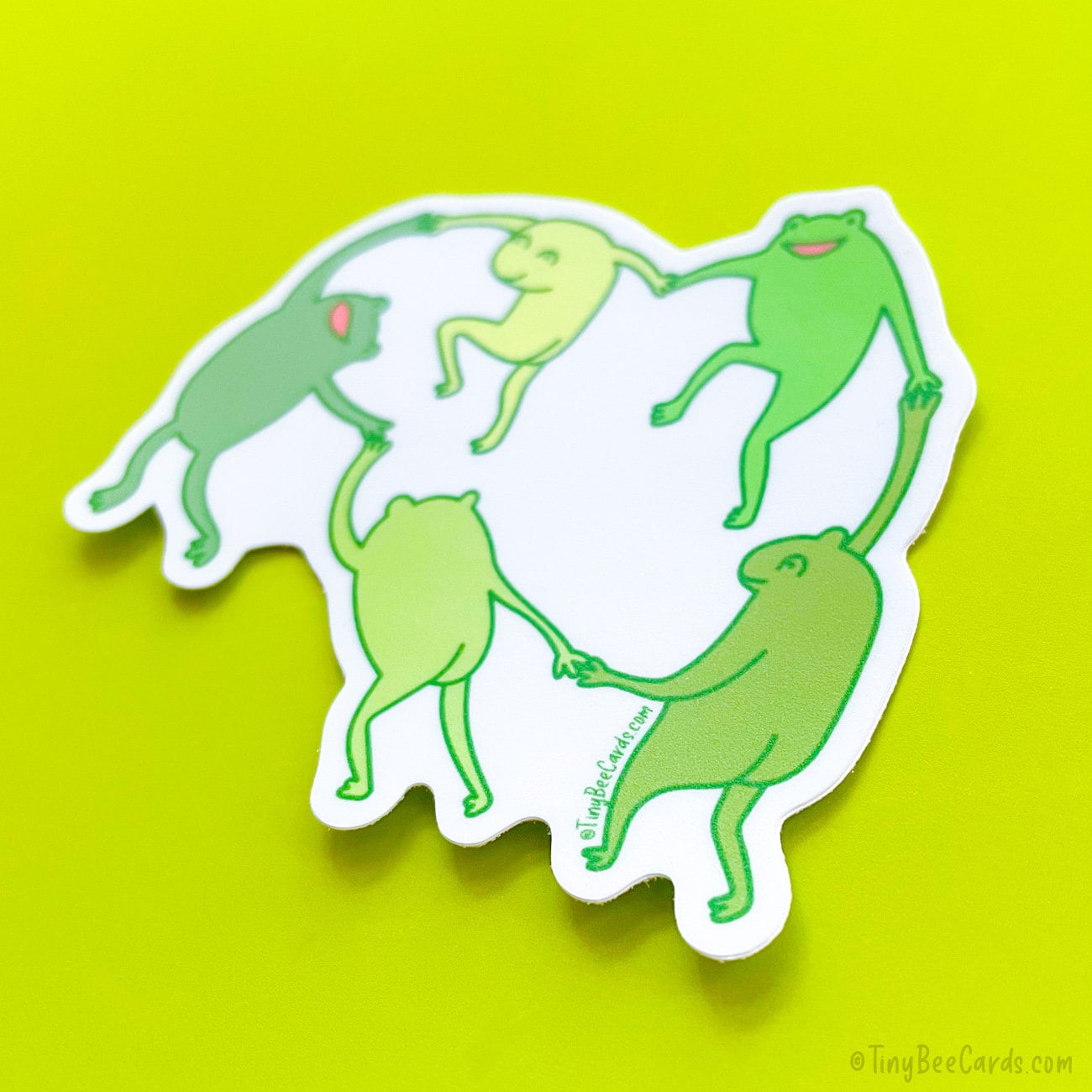 Matisse The Dance Frogs Vinyl Sticker