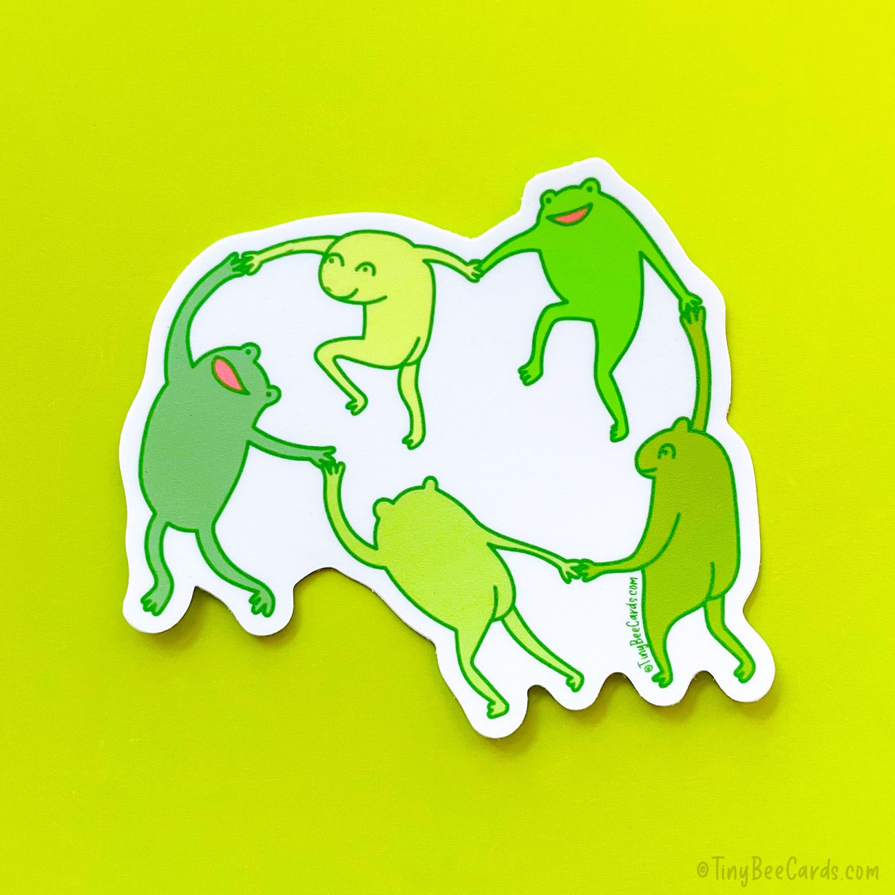 Matisse The Dance Frogs Vinyl Sticker