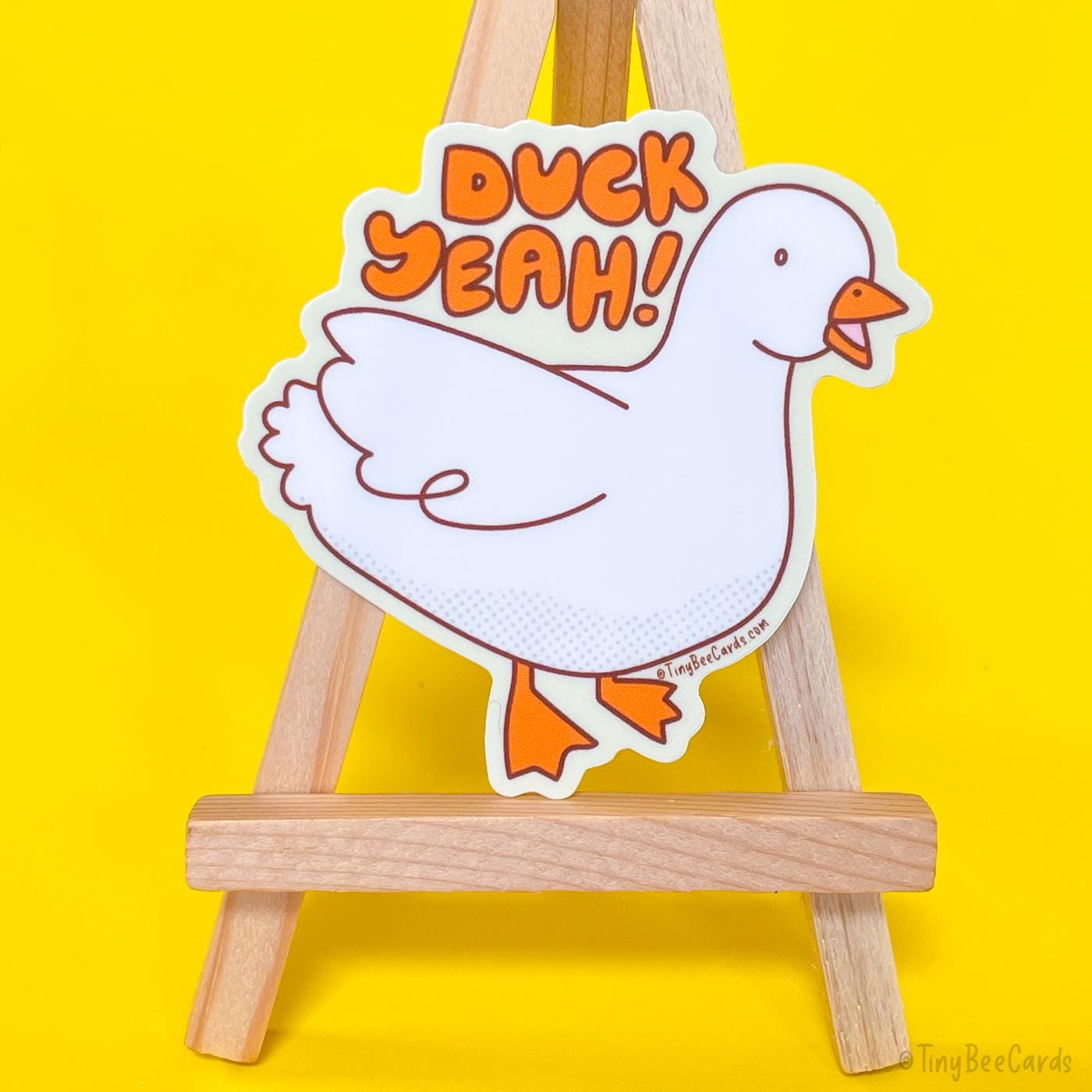 Duck Yeah! Vinyl Sticker