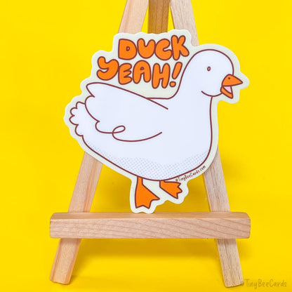 Duck Yeah! Vinyl Sticker