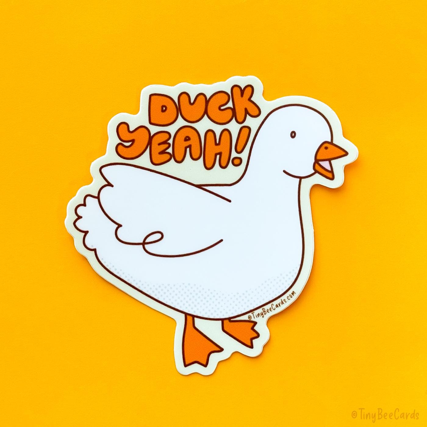 Duck Yeah! Vinyl Sticker
