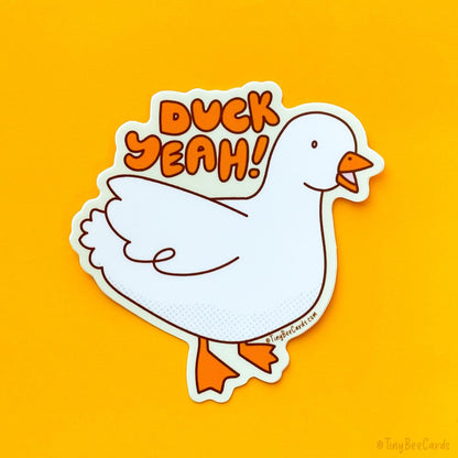 Duck Yeah! Vinyl Sticker
