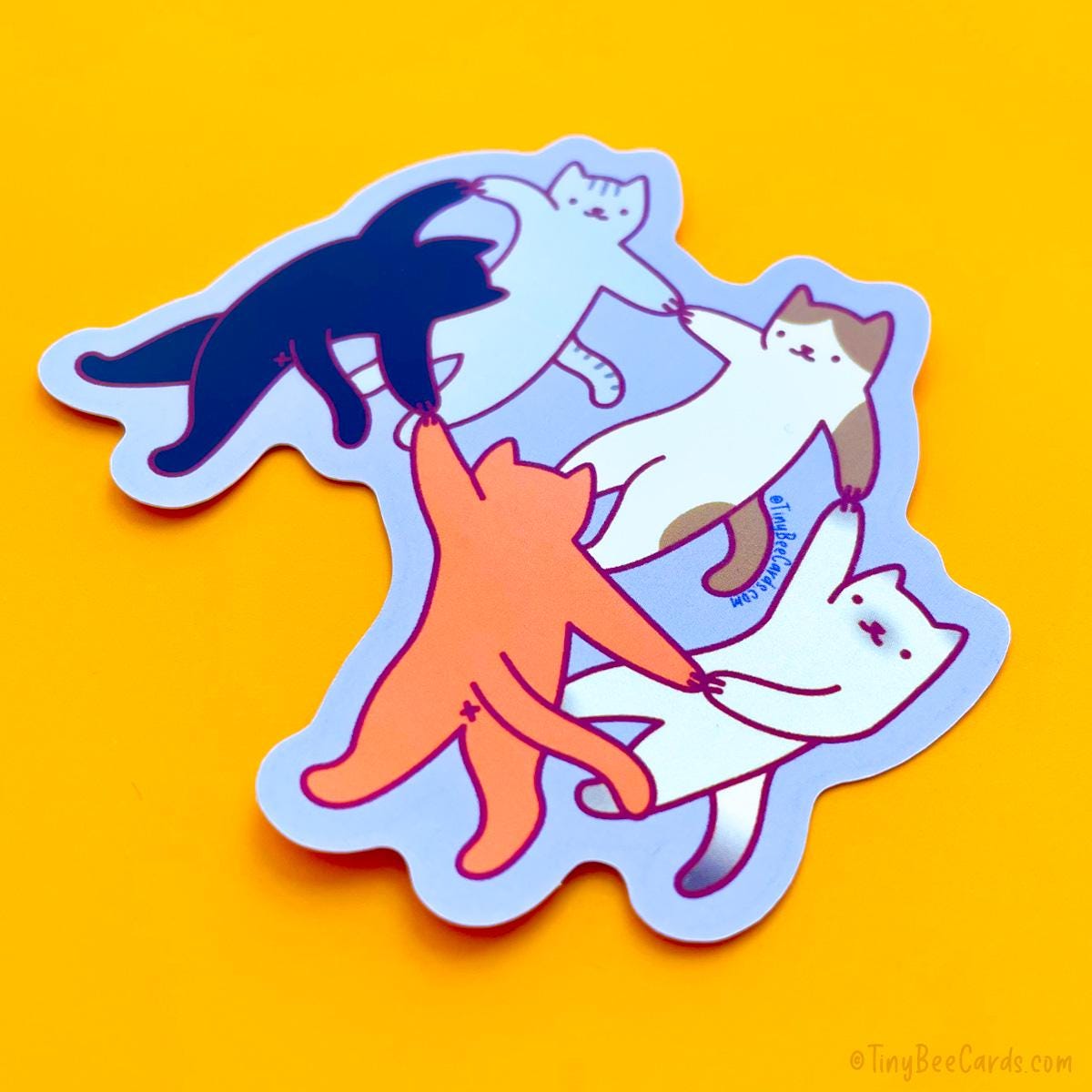 Matisse The Dance Cats Vinyl Sticker