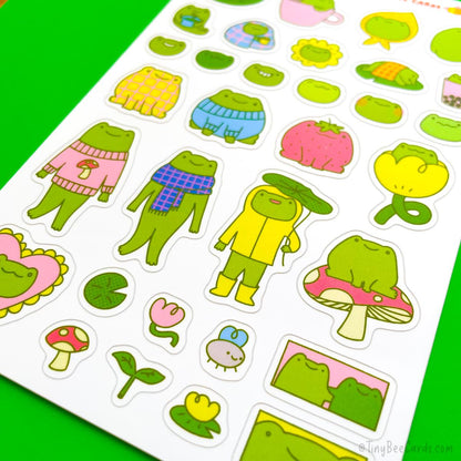 Frog Life Sticker Sheet