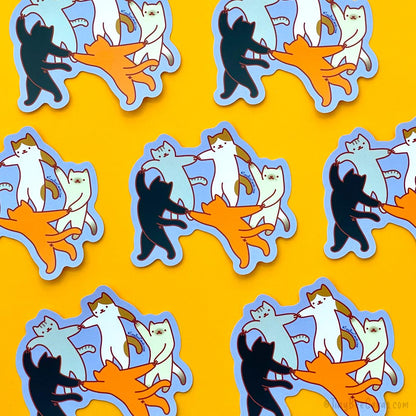 Matisse The Dance Cats Vinyl Sticker