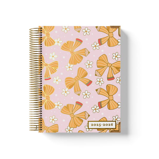 Pencil Bow - Teacher Planner