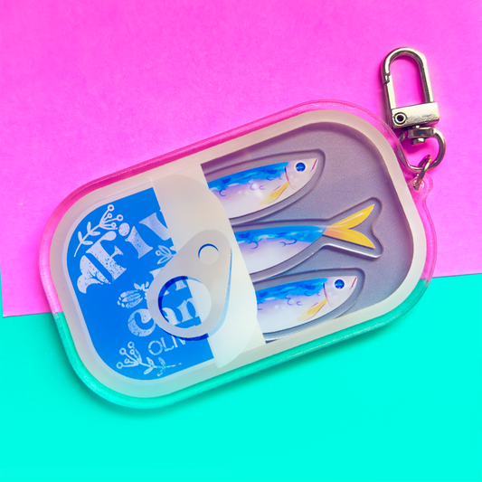Tinned Fish Shaker Charm