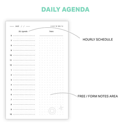 OneBook All-in-One Undated Daily Planner, Notebook, & Journal