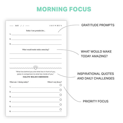 OneBook All-in-One Undated Daily Planner, Notebook, & Journal